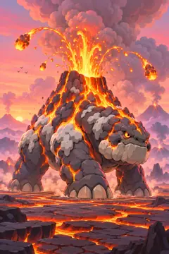 Living Volcano